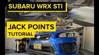 Как поднять домкрат на Subaru WRX STI 2015&ndash;2021 годов: руководство по передним и задним точкам ус...