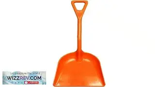 43 In. Plastic Snow Shovel with Inches Long Plastic Handle Durable Multi Purpose