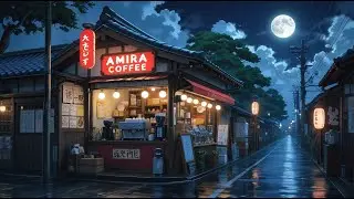 Classic 90s Café Lofi Playlist 🌧️ Rainy Ambience with Aesthetic Chillhop Focus