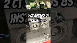 2 8-дюймовые колонки для установки #сабвуфер #автомобильныйаудио #автомобильнаястерео #басоваягол...