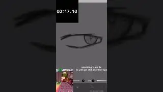 Drawing an eye in under a Minute on Ibis Paint