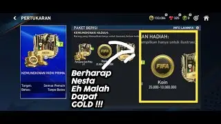 Gacha di pertukaran malah dapat gold !!! - Reaction Gacha Gratis Di Game Fifa Mobile