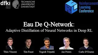 Eau De Q-Network: Adaptive Distillation of Neural Networks in Deep Reinforcement Learning (RLC25)