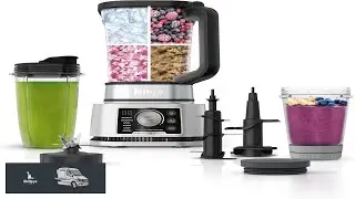 Ninja Blender For Kitchen Food Processor Combo System Smoothie Maker