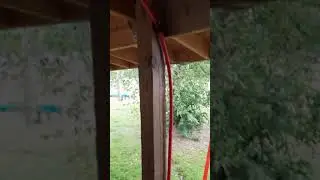 PVC and pex pipe, automatic waterer, using a float valve to keep the chickens some fresh water.