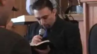 michael reading psalm  67 at the 1st church service I.H.H.M