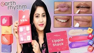 Earth Rhythm Lippie Stack Review| Lip care Kit|  Makeup by Nidhi