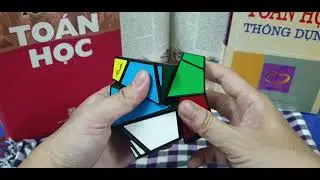 17. Insanity Cube - Phần 4. Di chuyển 3 vi&ecirc;n cạnh nhỏ, định hướng 2 g&oacute;c lớn.