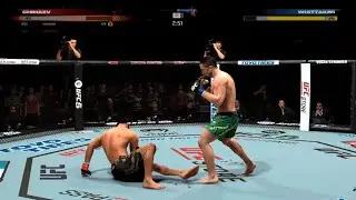 EA SPORTS UFC 5 Whittaker combo KO