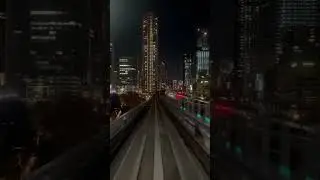 Train ride in Tokyo !!#japan#tokyo#night#life#train#beautiful#travel#