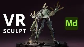 VR CREATURE SCULPT -  SUBSTANCE 3D MODELER / BLENDER