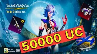50,000 UC 😱 Fool Blessing Crate Opening 😱 New Scarl Lvl 7 🤫 New Ultimate Set Crate Opening