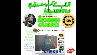 TV Screen Protector for Samsung TVs, Special Dimensions for All Models