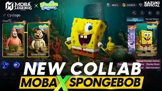 MOBA x SPONGEBOB NEW COLLAB! | Cyclops as Spongebob | Patrick as Gloo | Sandy as Kimmy