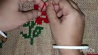 woolen sitting mat design cores stitch ashon salai design