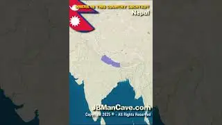 Where is NEPAL Located in the WORLD? JBManCave.com #Shorts