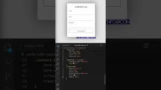 CSS Contact Form with Info Box | HTML & CSS  #frontendcourse #cssanimation #coding #css