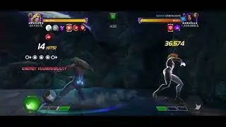 Marvel COC AW - 7* r3 Dazzler VS 7* r4 Photon node #1