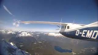 Salzburg Friedrichshafen over the Alps with a Silver Eagle