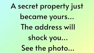 🙏❤️ Today God Message || A secret property just became yours... The address... || #god #godmessage