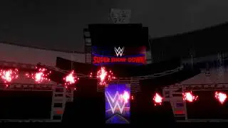 wwe Super Show-Down 2018 opening pyro concept