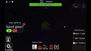 I'm stuck in raid forsaken tower defence 2nd vid