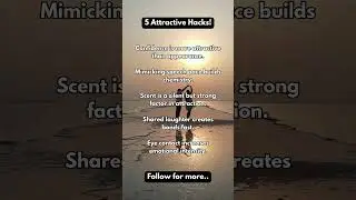 5 Psychological Hacks to Make Anyone Like You  |  #attractive  #attractiontips  #confidencetips