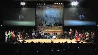Lilou (France) vs. Robin (Russia) - Solo BBoy Semi Final - UK BBoy Championships 2010