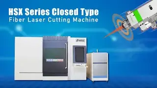 HARSLE Closed Type CNC Fiber Laser Cutting Machine with Exchange Table 2KW 3KW 6KW 12KW 20KW 30KW
