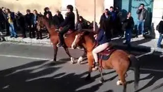 Festa di San Giorgio 2012 Piana degli Albanesi - Sfilata Cavalli parte 1°.MP4
