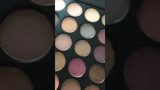 Morphe 35F Fall into Frost eyeshadow palette close up