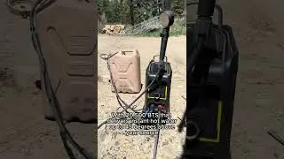 Hot Showers Anywhere with BougeRV Portable Water Heater! 🏕️ #shorts