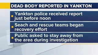 Yankton police: dead body found in pond