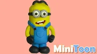 Play Doh clay  making Minion