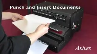 Akiles WireMac-EX Series Electric Punch and Manual Wire Closer Demo