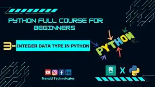 3-  Integer Data Type and Arithmetic Operations in Python | Python Full Course for Beginners 2023