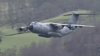RAF A400 Pass through the Lake District 26/3/24