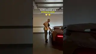 Andrew Tate Shows His Stolen Car Collection👮🚨
