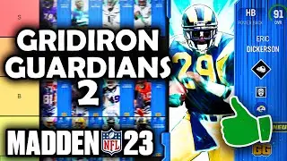 RANKING the BEST Gridiron Guardians 2 in Madden 23 Ultimate Team (Tier List)