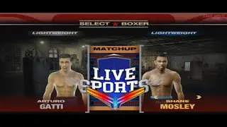 Fight Night 2004 Gameplay (PS2 XboX) BEST BOXING arturo gatti vs shane mosley #fight#night#2004