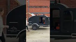 How to tow safely with a teardrop camper #tinycamper #teardroptrailer #campingequipment