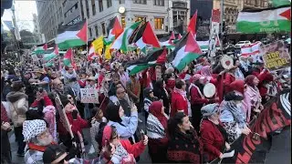 Gaza solidarity march on Day 610 of the genocide