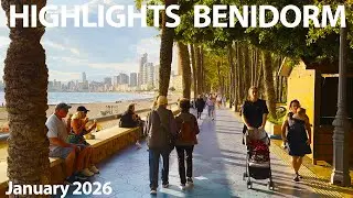 BENIDORM Levante Poniente Beach ❤️ HIGHLIGHTS January 2026