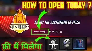 How To Open FFCS Event Today ? | Event Is Starting Problem Solve | Garean Free Fire