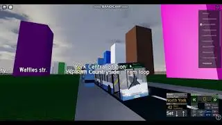 ROBLOX Urbanmove Tram and Bus Line 42 North York - Bee&acute;s Workshop - North York Timelapse