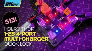 Charge on the Cheap! HGLRC Thor 1-2S 4-Port Multi-charger Quick Look
