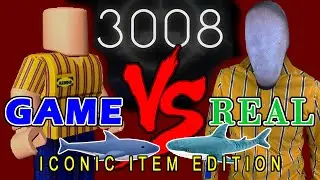 SCP 3008 ROBLOX GAME VS REAL LIFE (ICONIC ITEM EDITION) | INFINITE IKEA