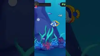 Fish Dash: eat more fish #gaming #bestarcadegames #games #androidgameszone #youtubeshorts #gameplay