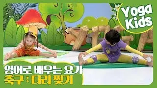 축구, Soccer I Seated Wide-legged Forward Reach Pose I Hello Yoga Kids 11회