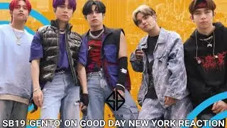 SB19 'GENTO' on Good Day New York Reaction! (FIRST TIME REACTING TO P-POP BOYGROUP, SB19!)